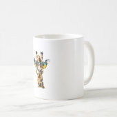 Brillengiraffe mit Sonnenbrille Kaffeetasse (VorderseiteRechts)
