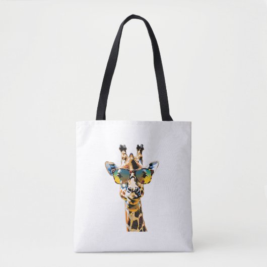 Brillengiraffe mit Sonnenbrille Tasche (Vorderseite)