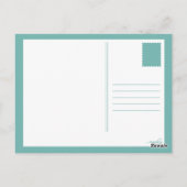 Brillenglanzszene Postkarte (Rückseite)