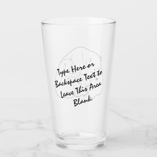 Brillengläser aus Polar Bären Brillen Brillen pers Glas (Rückseite)