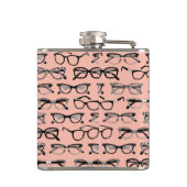 Brillengläser, Brille, Brille, Brille Flachmann (Rückseite)