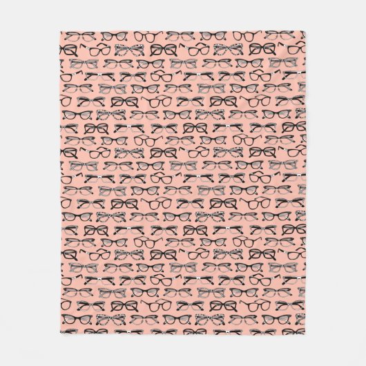 Brillengläser, Brille, Brille, Brille Fleecedecke (Vorderseite)