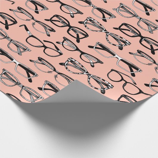 Brillengläser, Brille, Brille, Brille Geschenkpapier (Ecke)