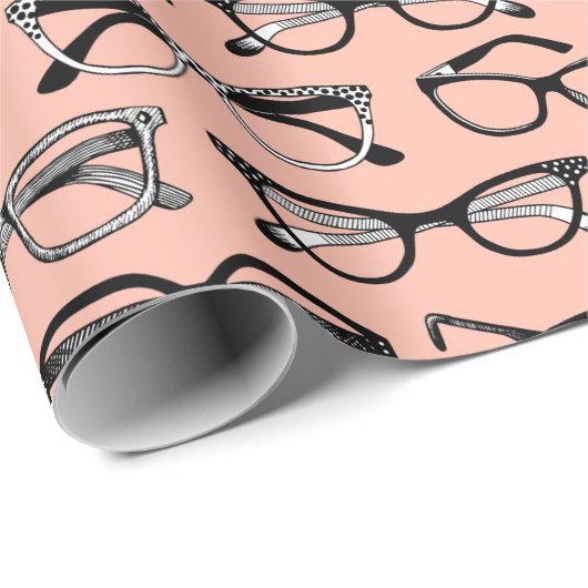 Brillengläser, Brille, Brille, Brille Geschenkpapier (Rolleneckpunkt)
