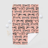 Brillengläser, Brille, Brille, Brille Golfhandtuch (Insitu)