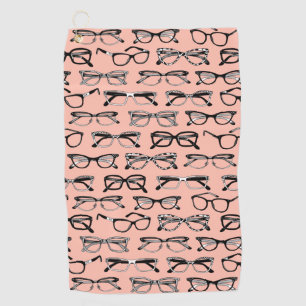 Brillengläser, Brille, Brille, Brille Golfhandtuch