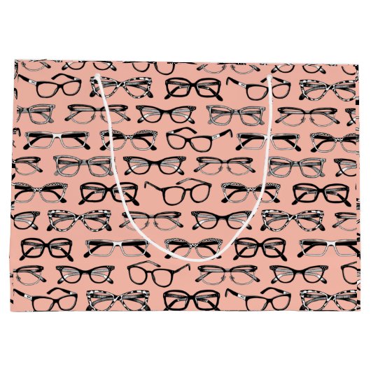 Brillengläser, Brille, Brille, Brille Große Geschenktüte (Rückseite)