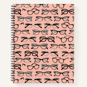 Brillengläser, Brille, Brille, Brille Notizblock