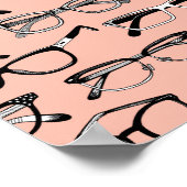 Brillengläser, Brille, Brille, Brille Poster (Ecke)