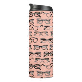 Brillengläser, Brille, Brille, Brille Thermosbecher (Nach rechts gedreht)
