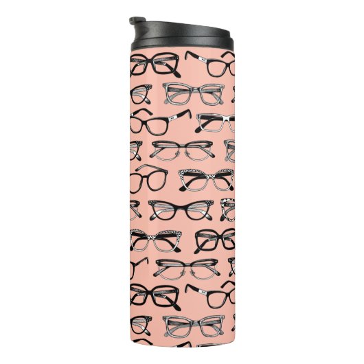 Brillengläser, Brille, Brille, Brille Thermosbecher (Nach rechts gedreht)