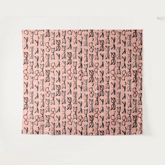 Brillengläser, Brille, Brille, Brille Wandteppich (Vorderseite (Horizontal))