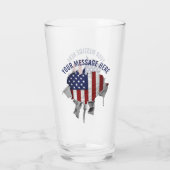 Brillengläser, gerippt und gerissen glas (Rückseite)