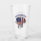 Brillengläser, gerippt und gerissen glas (Vorderseite)