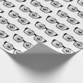 Brillengläser mit Augenballen Geschenkpapier (Ecke)