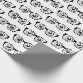 Brillengläser mit Augenballen Geschenkpapier (Ecke)