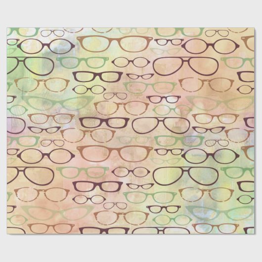 Brillengras-Papier Geschenkpapier (Flach)