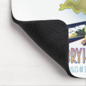 Brilleninseln auf der Scilly-Karte Mousepad (Ecke)