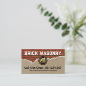 Brillenleder-Wandplakat-Gebäude Visitenkarte (Stehend Vorderseite)