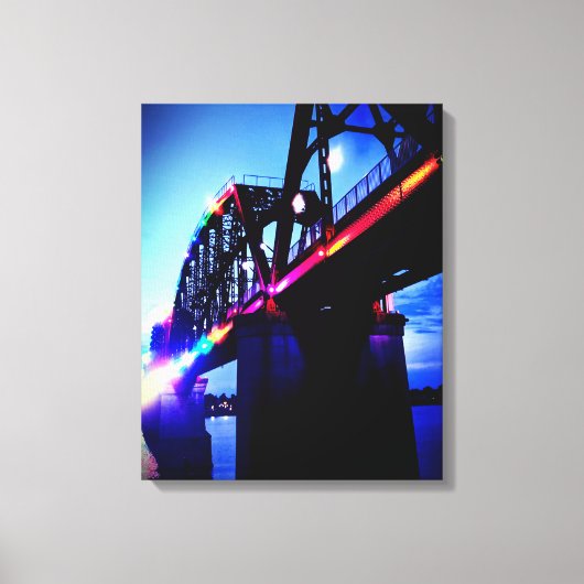 Brillenleuchten Leinwanddruck (Vorderseite)