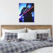 Brillenleuchten Leinwanddruck (Insitu (Schlafzimmer))