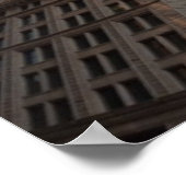 Brillenlinse aus Gebäude, Boston, USA Poster (Ecke)