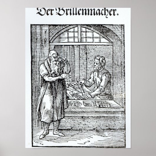 Brillenmacher Poster (Vorne)