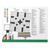 Brillenpuzzle (59 Klassen) Notizblock (Vorderseite)