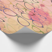 Brillenrahmen Wasserfarbenverpackungspapier Geschenkpapier (Ecke)