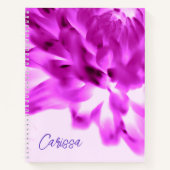 Brillenrosa Blume SpiralNotebook Notizblock (Vorderseite)