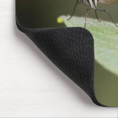 Brillenschmetterling auf einem Blatt Mousepad (Ecke)