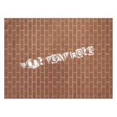 Brillentablett mit benutzerdefiniertem Text Tischdecke (Vorderseite (Horizontal))