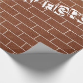 Brillenumrandungspapier mit benutzerdefiniertem Te Geschenkpapier (Ecke)