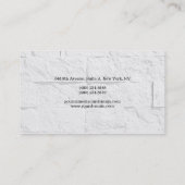 Brillenwand Einfach Schlicht Minimalistisch kreati Visitenkarte (Rückseite)