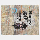 Brillenwand Industriegrad Motorrad Graffiti Fleecedecke (Vorderseite (Horizontal))