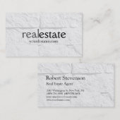 Brillenwand Muster Real Anwesen Agent Visitenkarte (Vorne/Hinten)