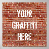 Brillenwand Personalisiert Graffiti Custom Poster (Vorne)