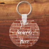 Brillenwand Personalisiert Graffiti Schlüsselkette Schlüsselanhänger (Vorderseite)