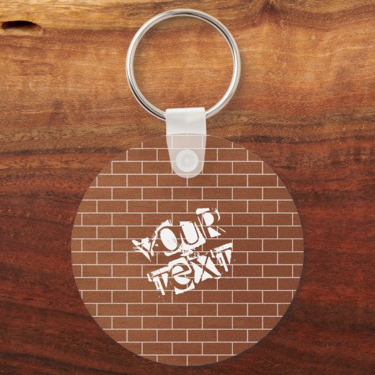 Brillenwand-Schlüsselanhänger-Geschenk mit benutze Schlüsselanhänger (Vorderseite)