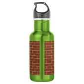 Brillenwand Wasserflasche (Rückseite)