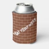 Brillenwände können mit benutzerdefiniertem Text a Dosenkühler (Kanne Rückseite)