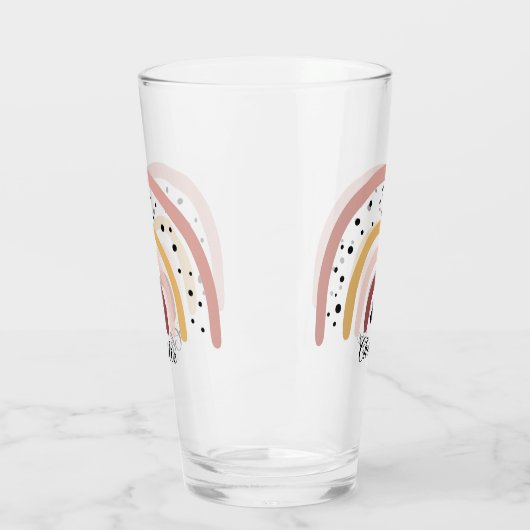 Brillenware anpassen - Regenbogenlachs Glas (Links)