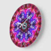 Brilliance Stellar Kaleid Große Wanduhr (Winkel)