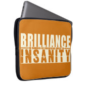BRILLIANCE VS INSANITY Custom Laptop-Hülle Laptopschutzhülle (Vorne Rechts)