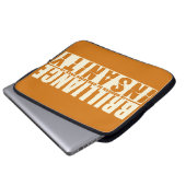 BRILLIANCE VS INSANITY Custom Laptop-Hülle Laptopschutzhülle (Vorne Knopf)