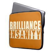 BRILLIANCE VS INSANITY Custom Laptop-Hülle Laptopschutzhülle (Vorderseite Links)
