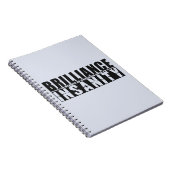 BRILLIANCE VS INSANITY Custom Notebook Notizblock (Rechte Seite)
