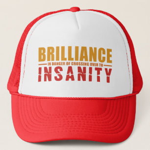 BRILLIANCE VS INSANITY hat - wählen Sie Stil & Far Truckerkappe