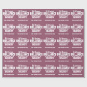BRILLIANCE VS INSANITY Zollverpackungspapier Geschenkpapier (Flach)