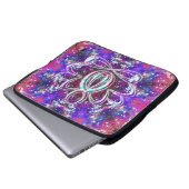 Brilliance Zen Lotus Laptopschutzhülle (Vorne Knopf)